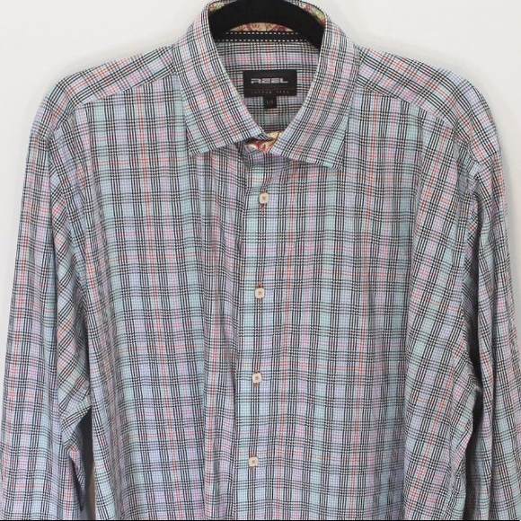 Cotton Reel Flip Cuff Paisley Cotton Button-Down - Picture 8 of 8